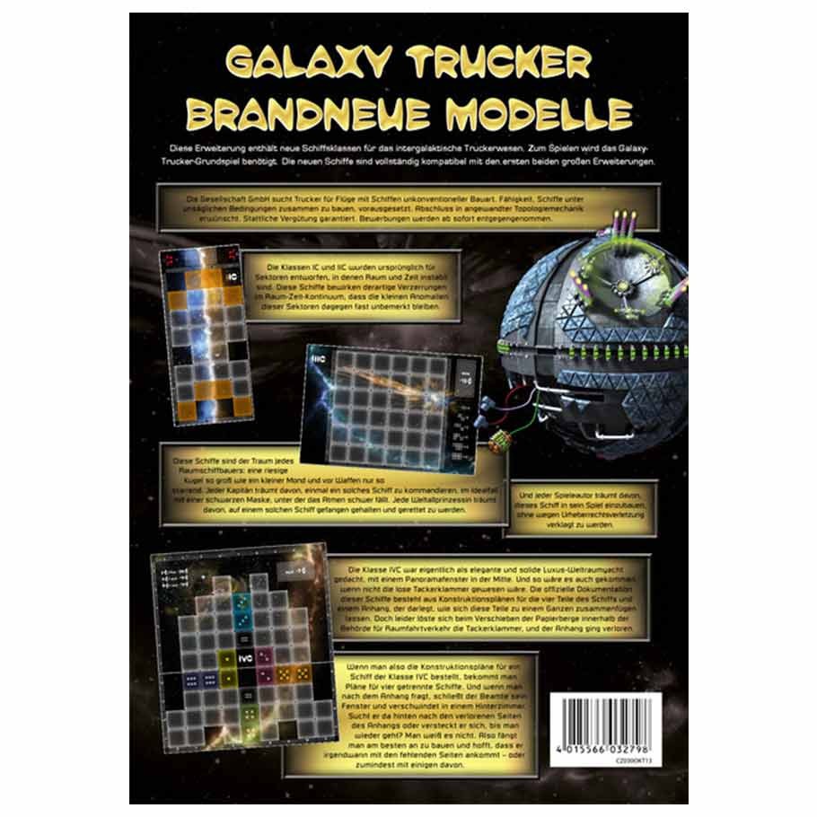 Galaxy Trucker: The Latest Models