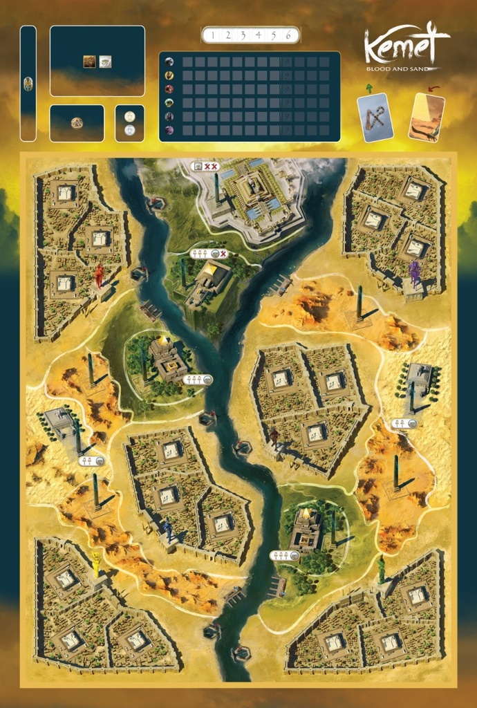 Kemet: Blood and Sand: Playmat