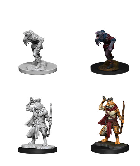 D&D Nolzur's Marvelous Miniatures: Wererat & Weretiger