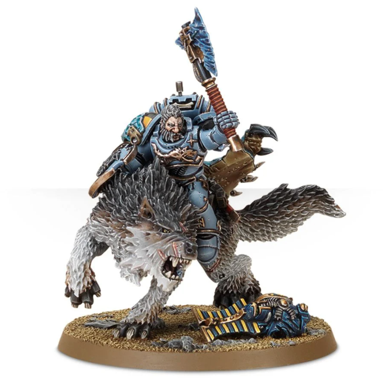 Warhammer 40k: Space Wolves: Wolf Lord on Thunderwolf