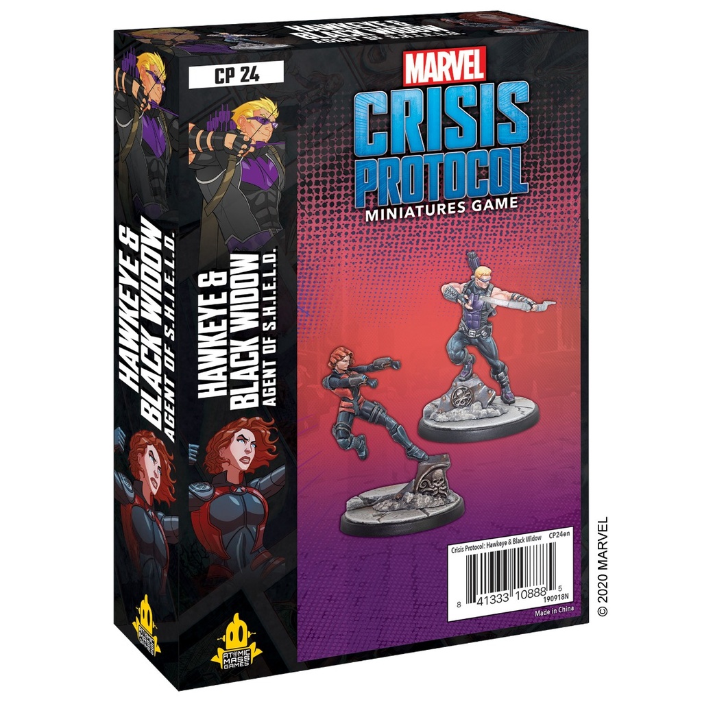 Marvel Crisis Protocol: Hawkeye & Black Widow Agent of S.H.I.E.L.D.