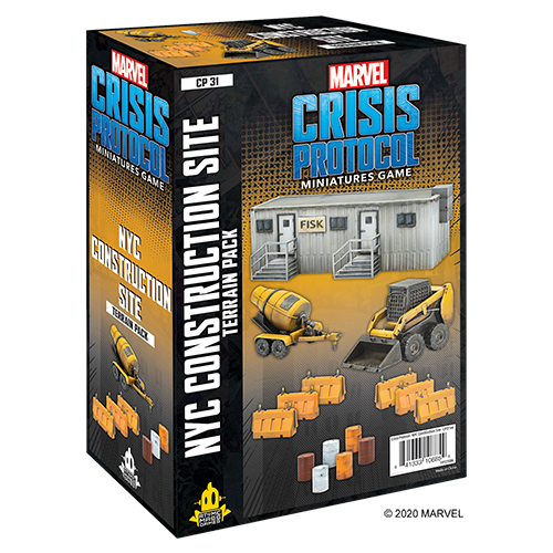 Marvel Crisis Protocol: NYC Construction Site Terrain Pack