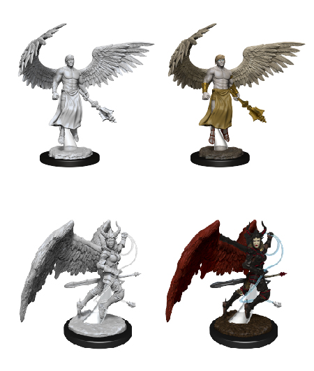 D&D Nolzur's Marvelous Miniatures: Deva & Erinyes