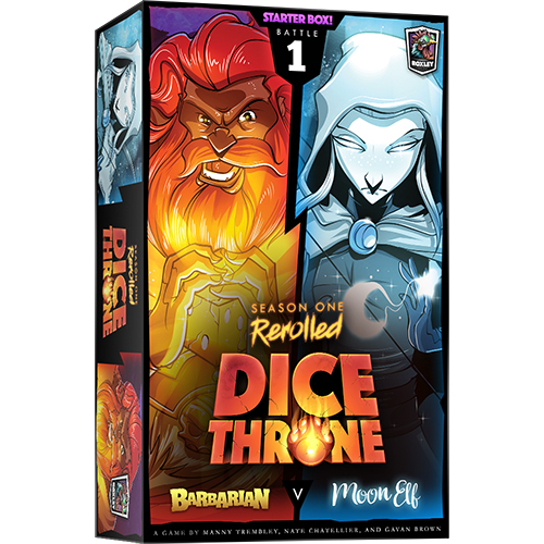 Dice Throne: Season 1 Rerolled: Barbarian Vs. Moon Elf