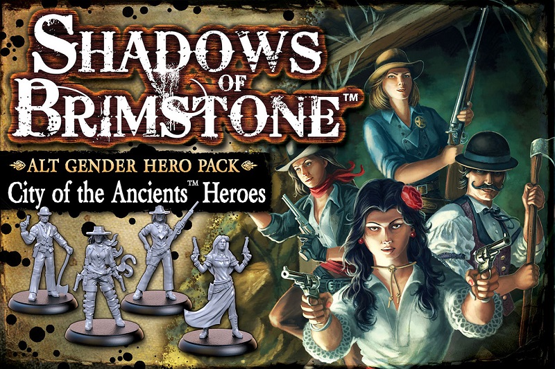 Shadows of Brimstone: Alt Gender Hero Pack City of the Ancients