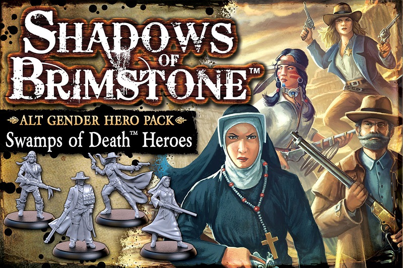 Shadows of Brimstone: Alt Gender Hero Pack Swamps of Death