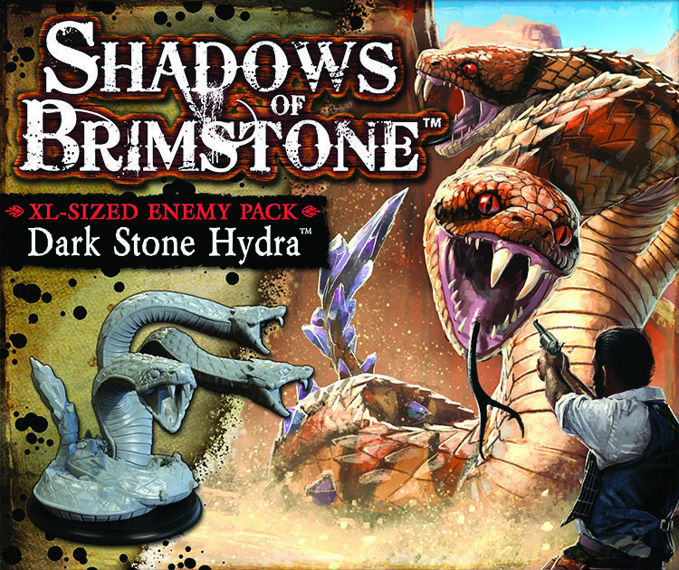 Shadows of Brimstone: Dark Stone Hydra XL Enemy Pack