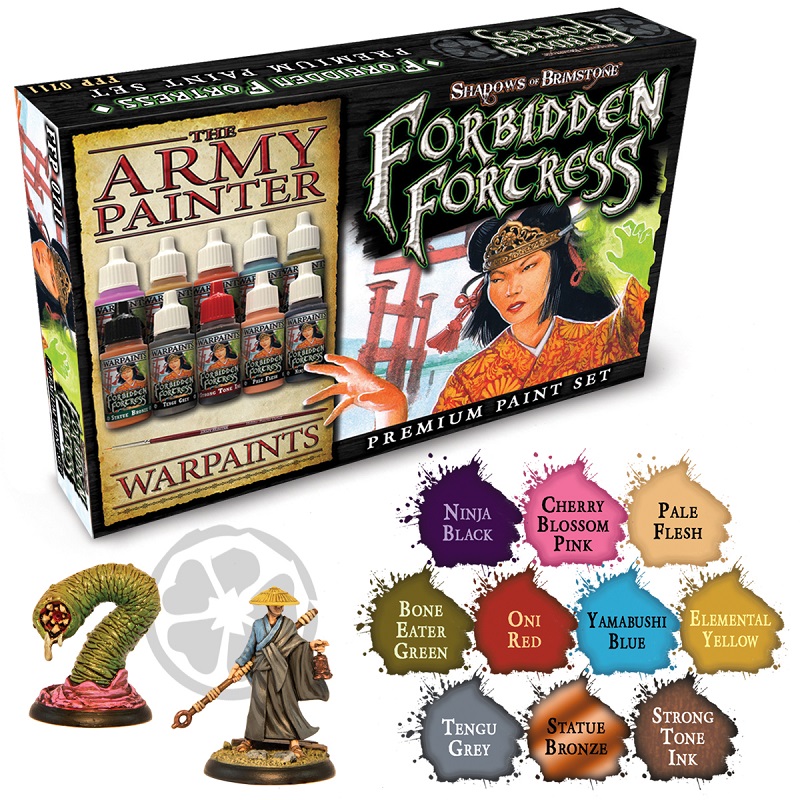 Shadows of Brimstone: Forbidden Fortress Paint Set