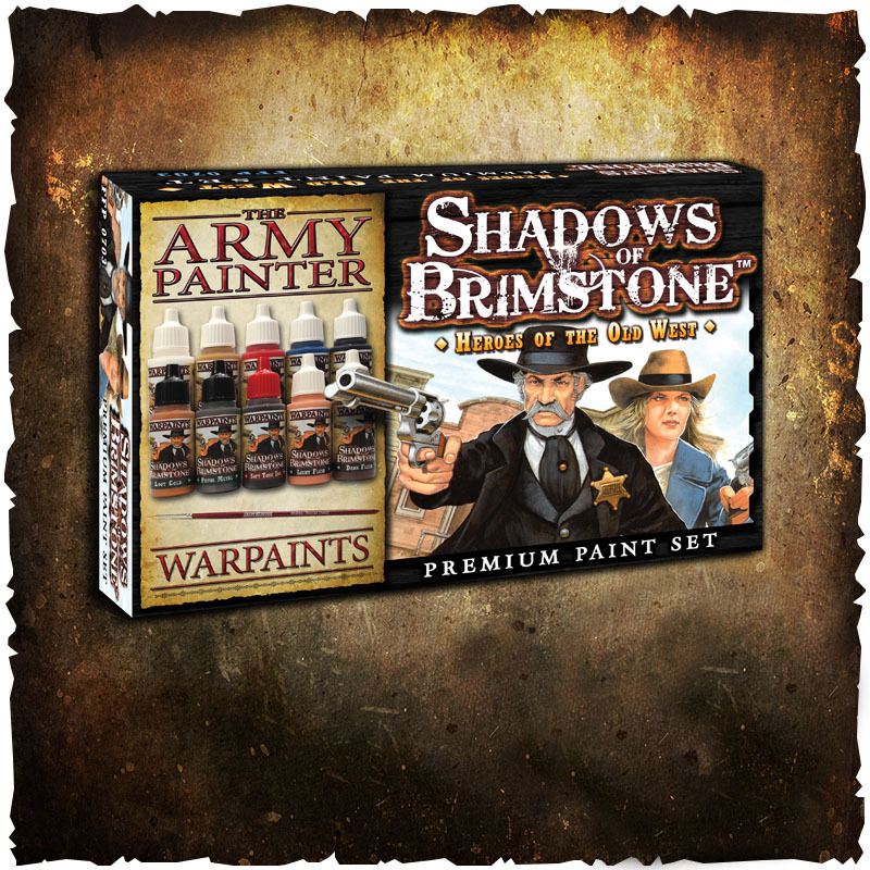 Shadows of Brimstone: Heroes of the Old West Paint Set