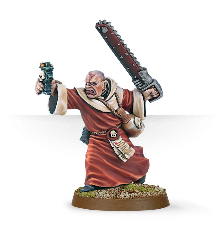 Warhammer 40k: Adepta Sororitas: Preacher with Chainsword