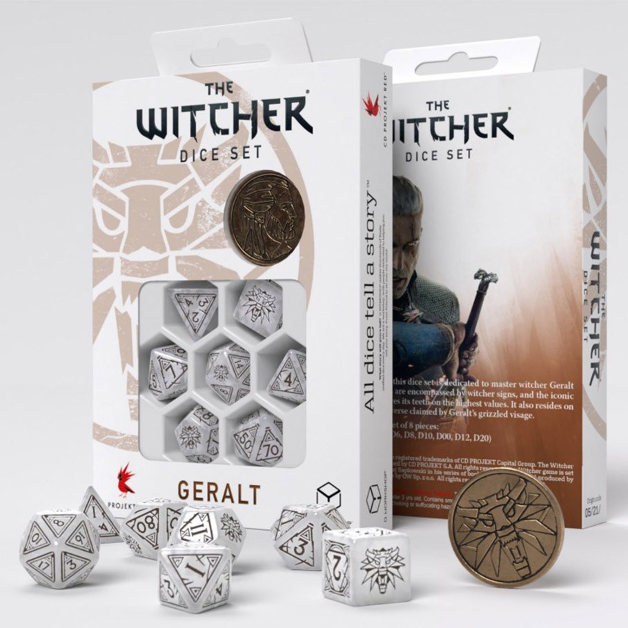 The Witcher Dice Set: Geralt: The White Wolf