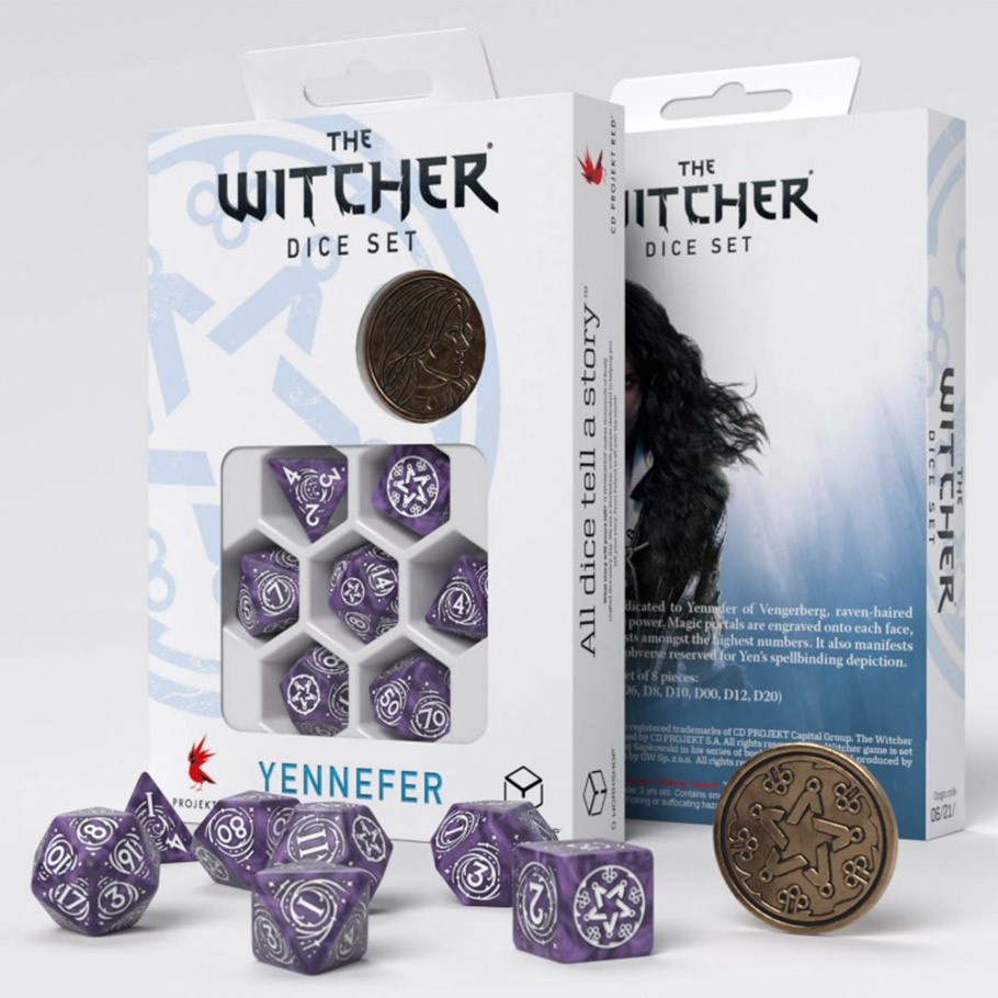 The Witcher Dice Set: Yennefer: Lilac and Gooseberries