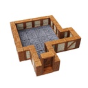 WarLock Tiles: Town & Village - 1" Straight Walls Expansion