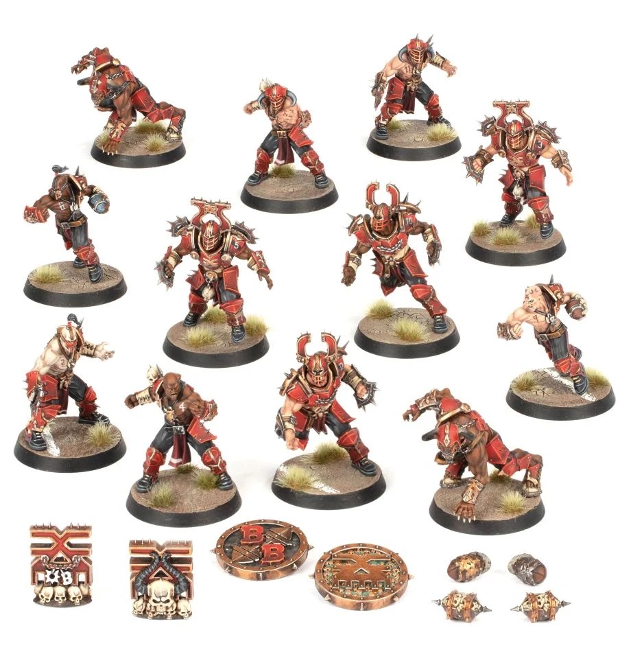 Blood Bowl: Khorne Team: The Skull-tribe Slaughterers