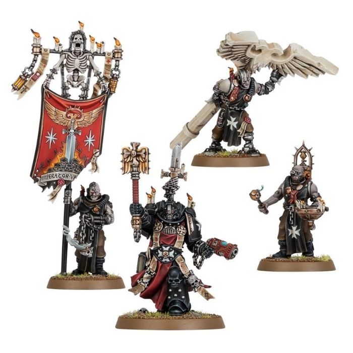 Warhammer 40k: Black Templars: High Chaplain Grimaldus and Retinue