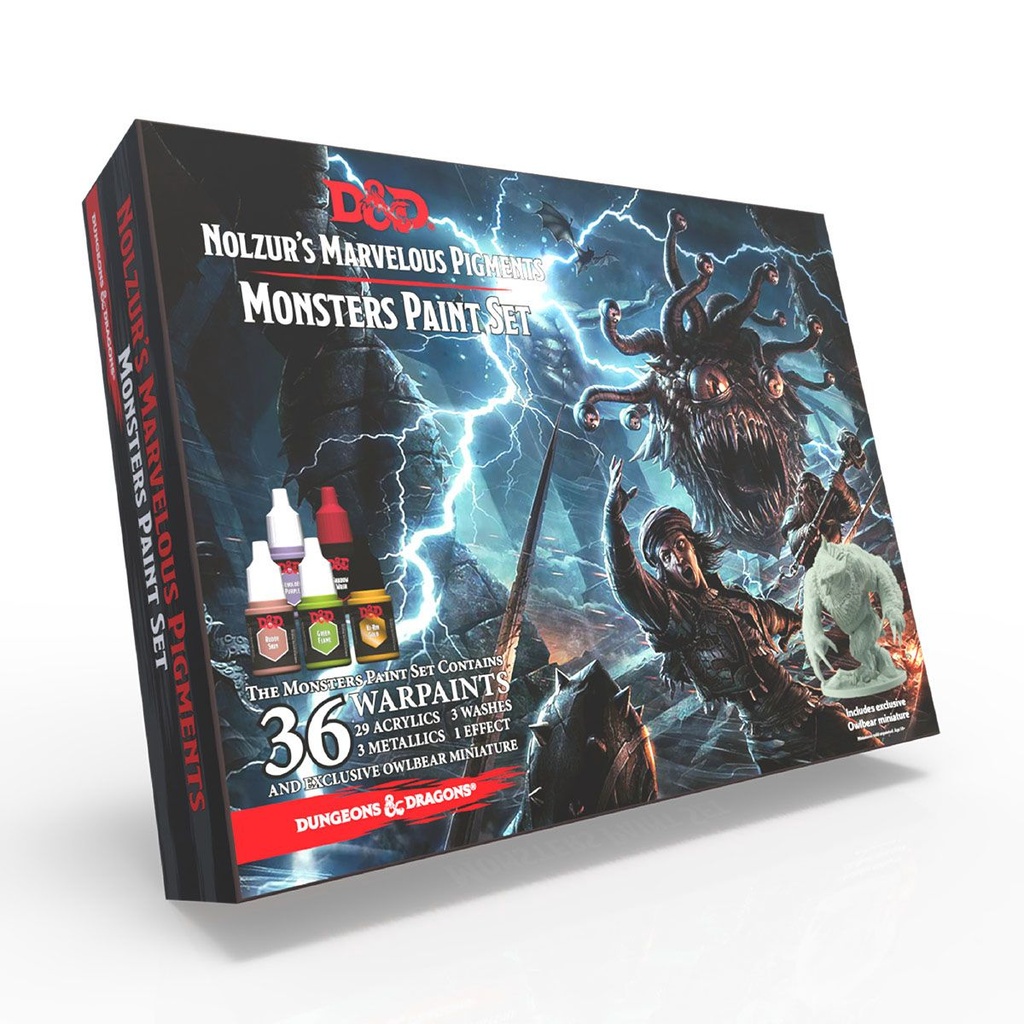 D&D Nolzur's Marvelous Pigments Monsters Paint Set