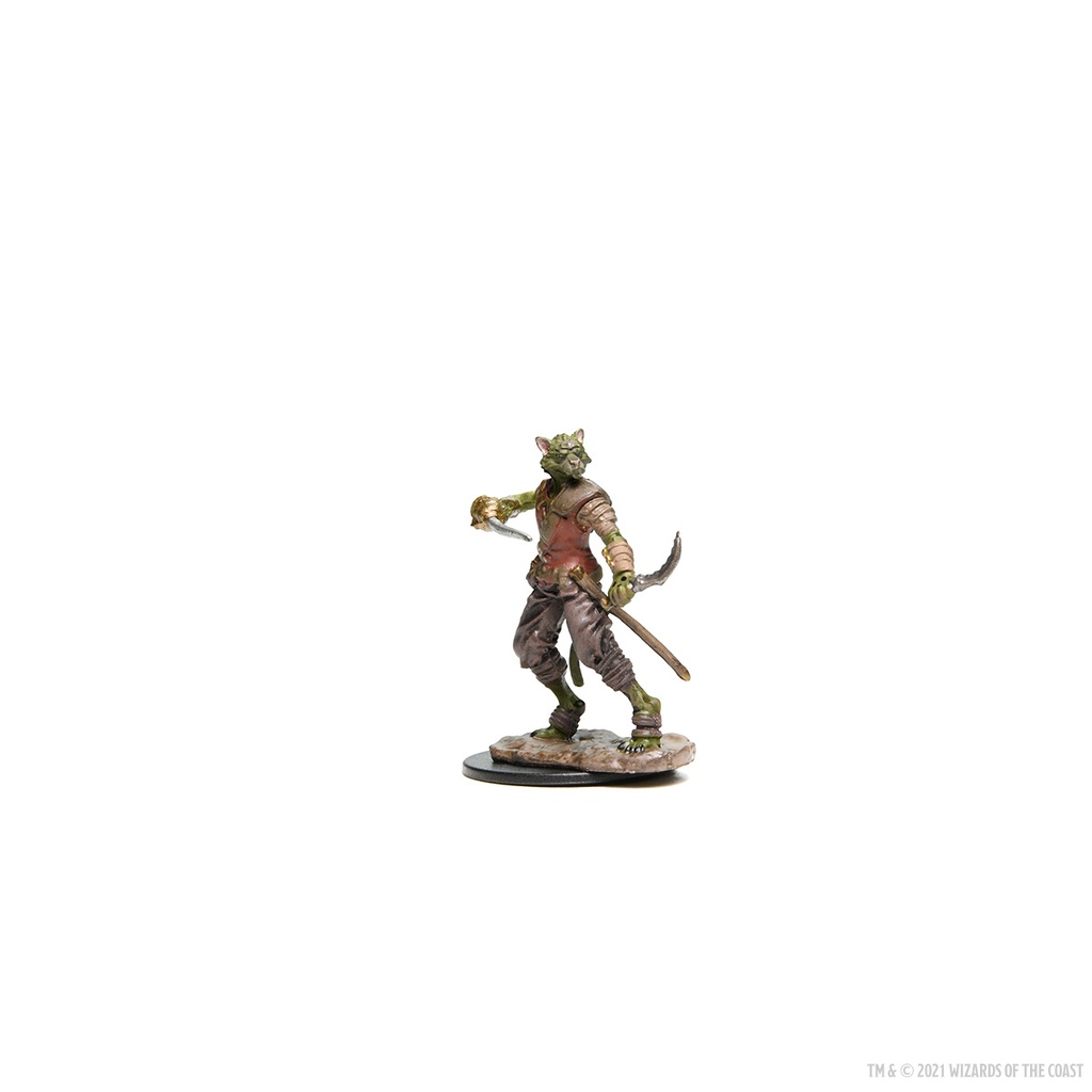 D&D Icons of the Realms: Premium Miniatures: Tabaxi Rogue Male