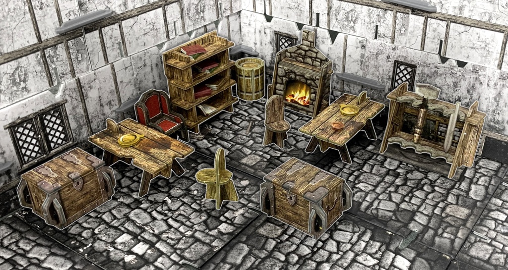 Battle Systems: Fantasy Village Furniture