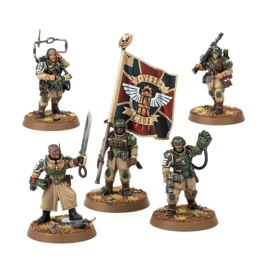 Warhammer 40k: Astra Militarum: Cadian Command Squad (2023)