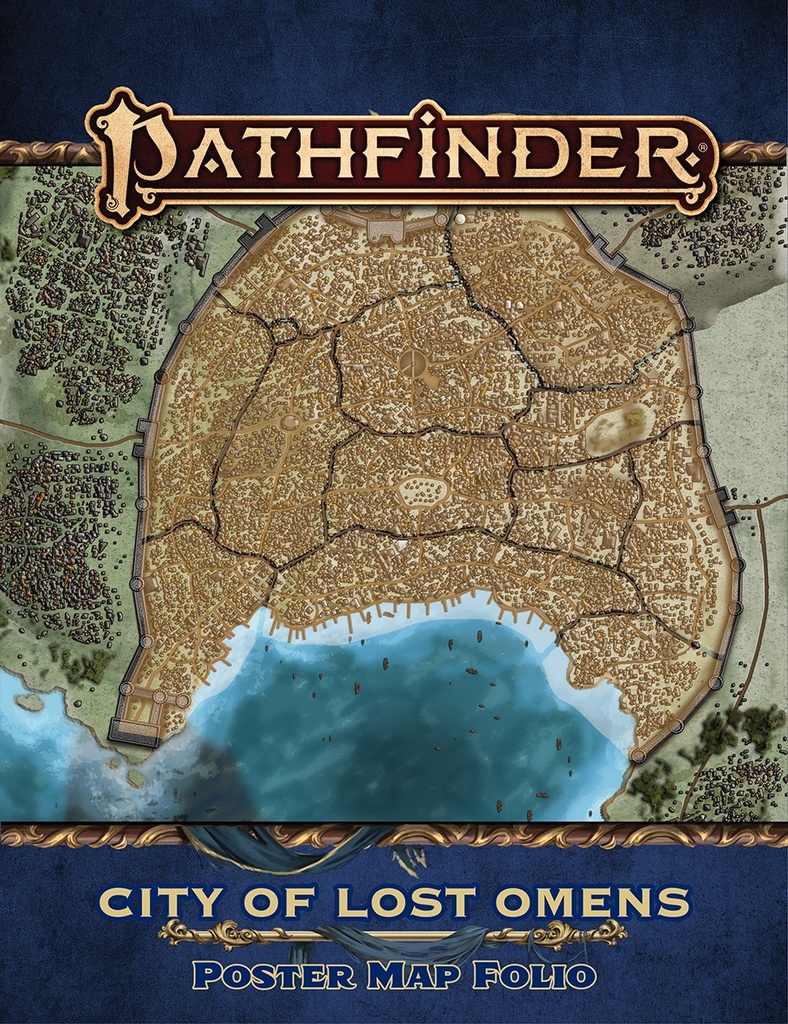 Pathfinder: Lost Omens: City of Lost Omens Poster Map Folio