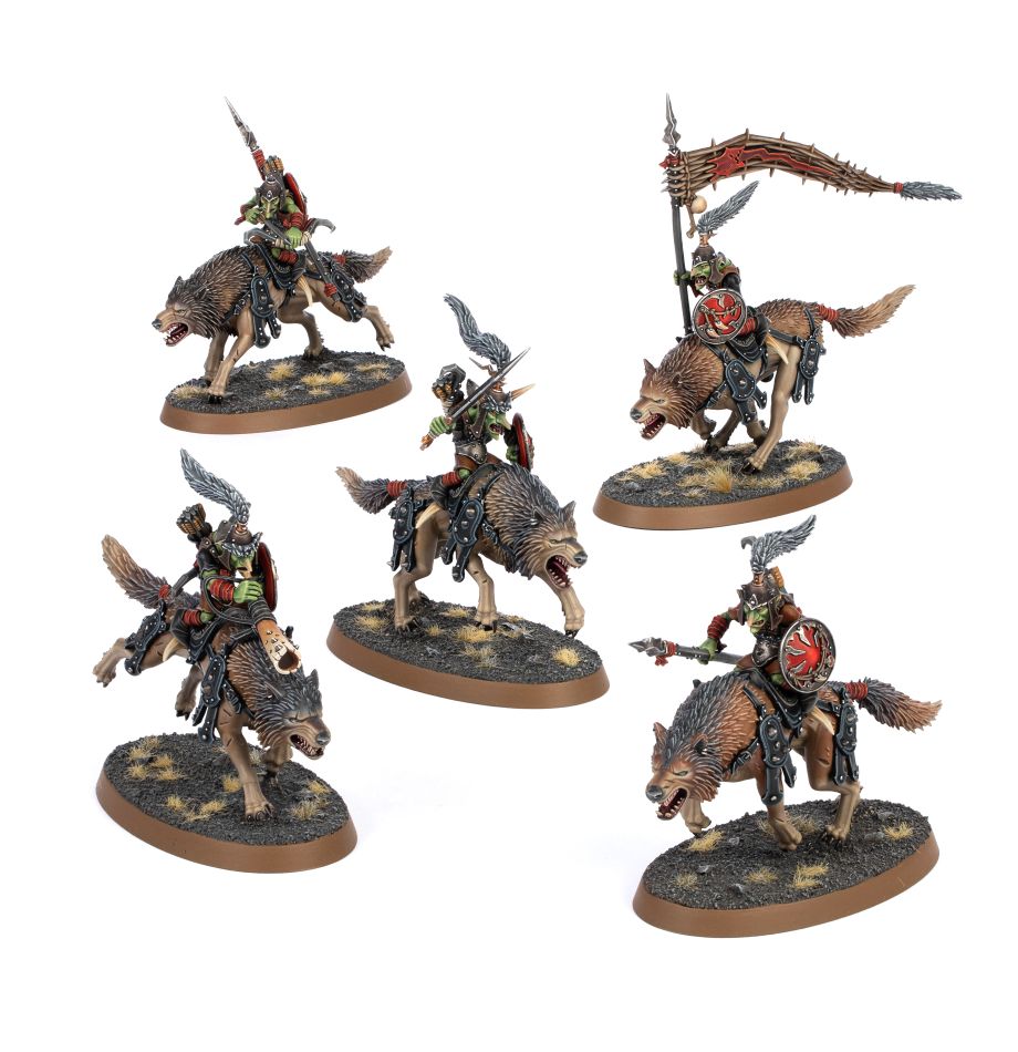 Warhammer AoS: Gloomspite Gitz: Snarlfang Riders