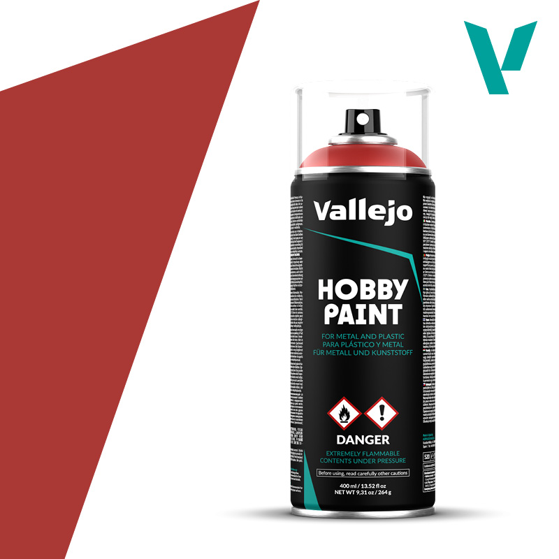 Vallejo Hobby Paint Spray: Scarlet Red