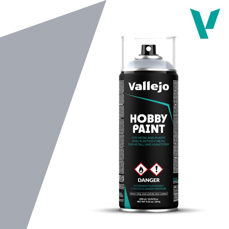 Vallejo Hobby Paint Spray: Silver