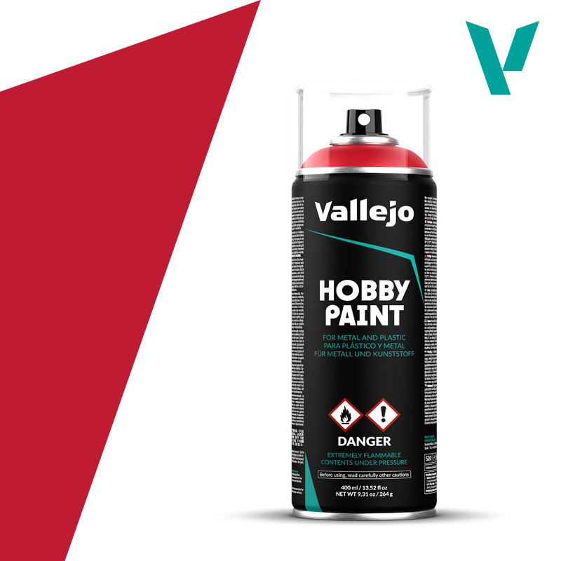 Vallejo Hobby Paint Spray: Bloody Red