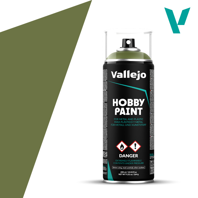 Vallejo Hobby Paint Spray: Goblin Green