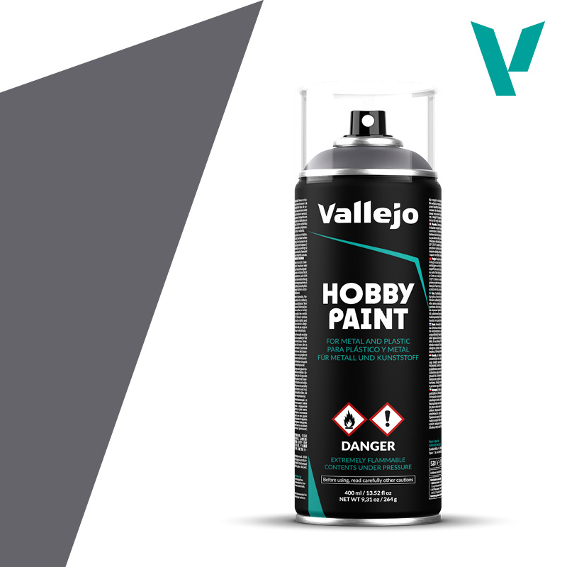 Vallejo Hobby Paint Spray: Gunmetal