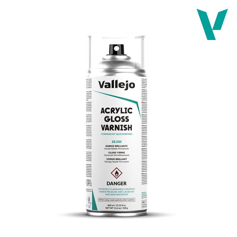 Vallejo Acrylic Spray Varnish: Gloss