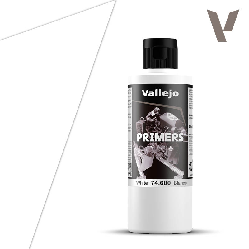 Vallejo Surface Primer: White (200 ml)