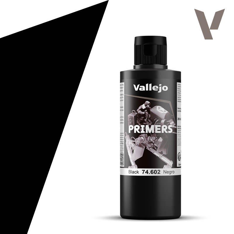 Vallejo Surface Primer: Black (200 ml)