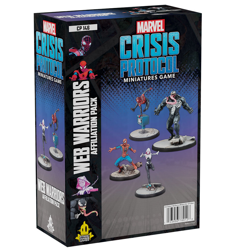 Marvel Crisis Protocol: Web Warriors Affiliation Pack