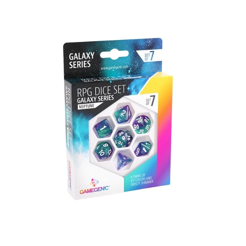 RPG Dice Set: Galaxy Series: Neptune