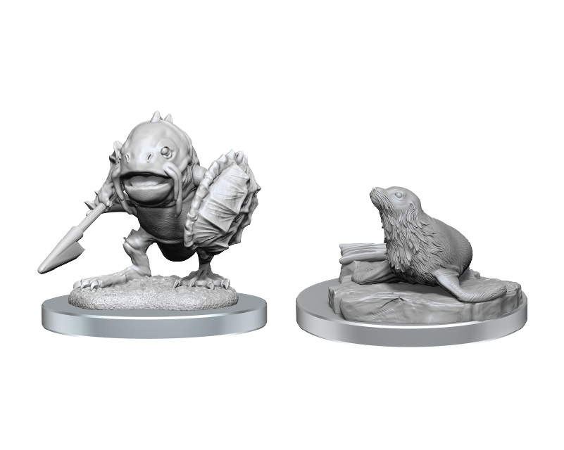 D&D Nolzur's Marvelous Miniatures: Locathah & Seal