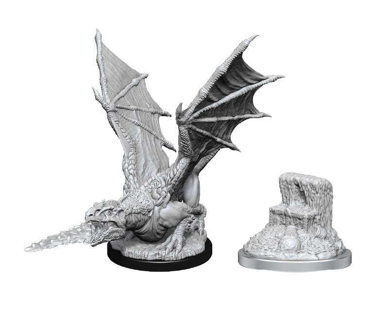 D&D Nolzur's Marvelous Miniatures: White Dragon Wyrmling