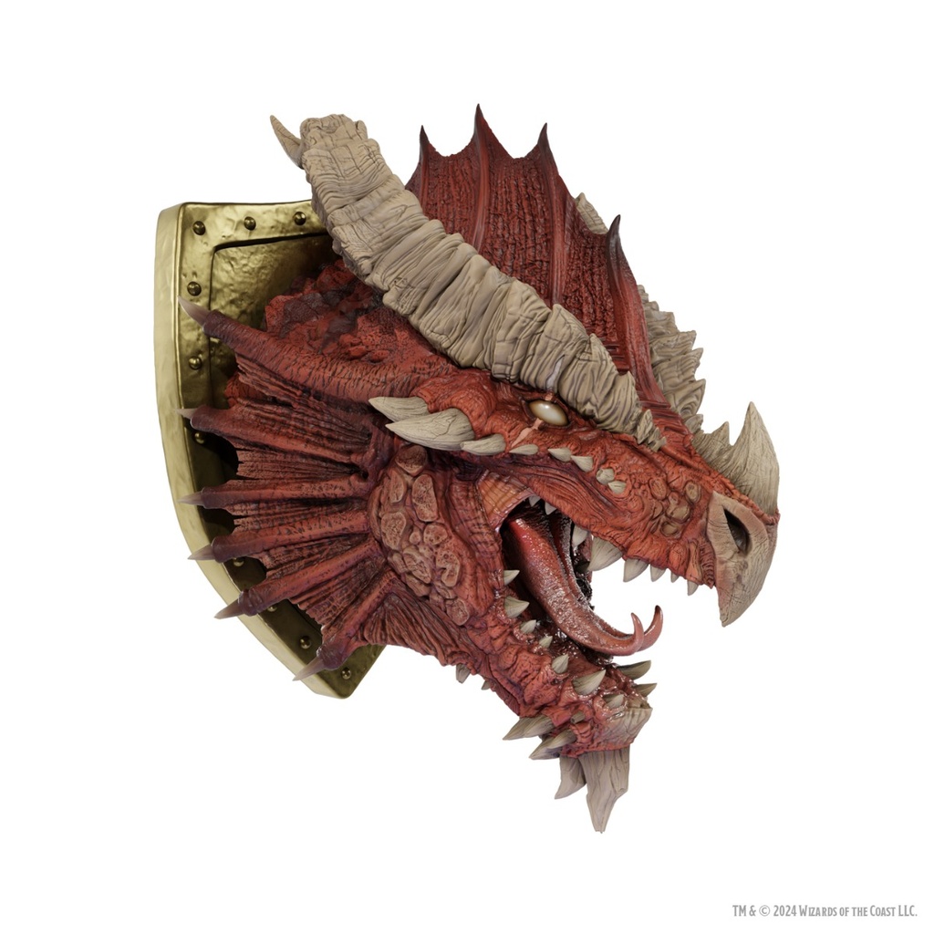 D&D Replicas of the Realms: Ancient Red Dragon Trophy Plaque (Limited Edition 50th Anniversary)