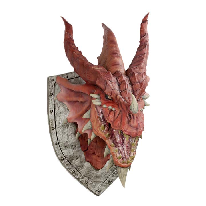 D&D Replicas of the Realms: Red Dragon Trophy Plaque