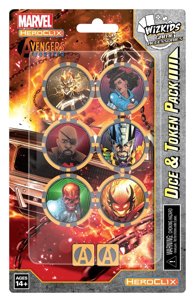 Marvel HeroClix: Avengers Forever: Dice and Token Pack Ghost Rider