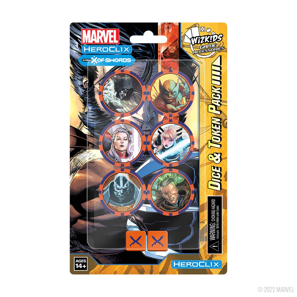 Marvel HeroClix: X-Men X of Swords: Dice and Token Pack