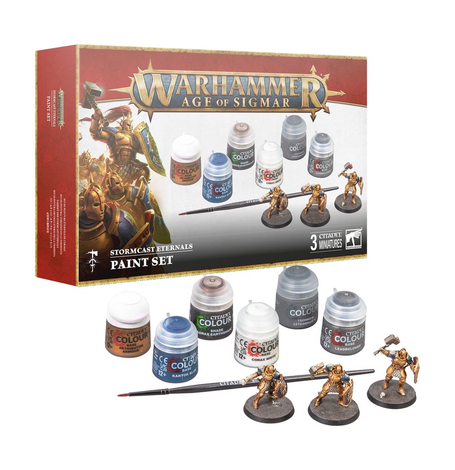 Warhammer AoS: Stormcast + Paint Set