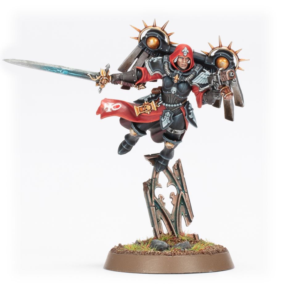 Warhammer 40k: Adepta Sororitas: Canoness with Jump Pack