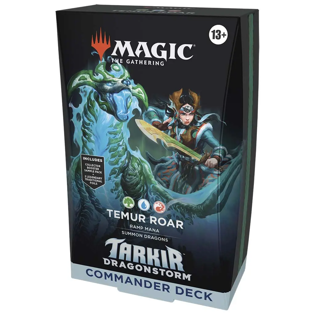 Magic The Gathering: Tarkir: Dragonstorm: Temur Roar Commander Deck