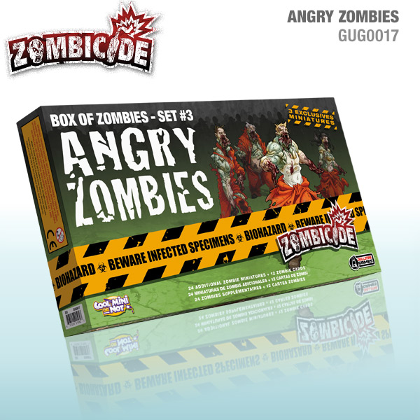 Zombicide: Angry Zombies - Box of Zombies Set #3