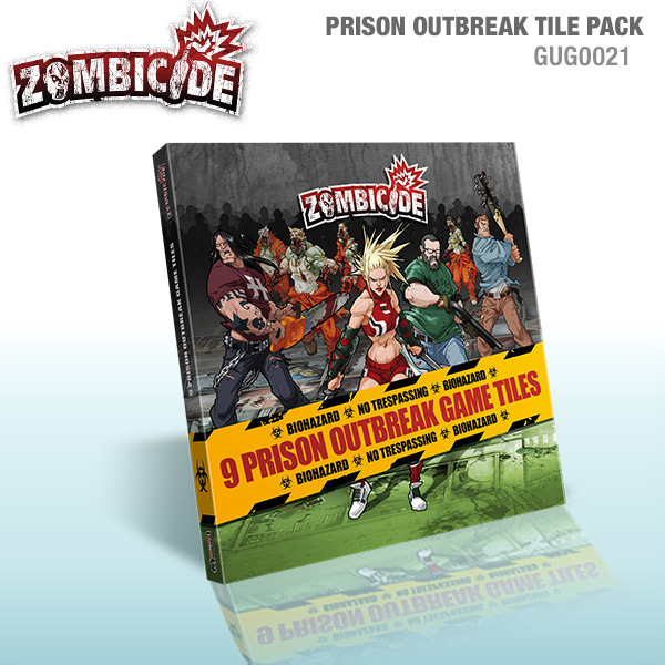 Zombicide Season 2 Prison Outbreak: 9 Double Sided Game Tiles