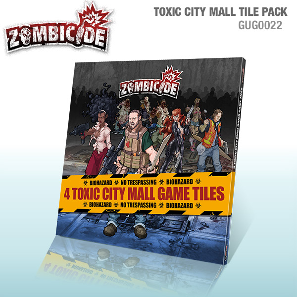 Zombicide: Toxic City Mall 4 Double Sided Game Tiles