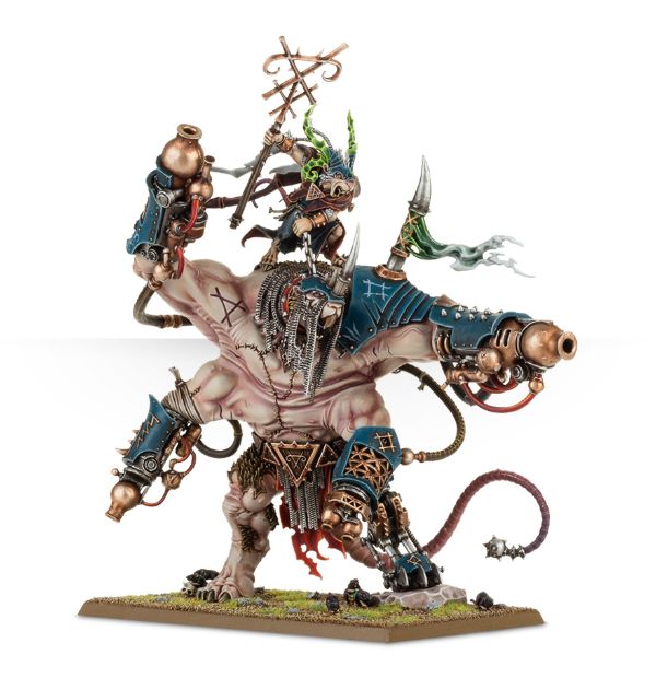 Warhammer AoS: Skaven: Thanquol on Boneripper