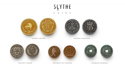 Scythe: Metal Coins