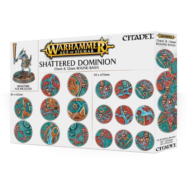 Warhammer AoS: Shattered Dominion 25 & 32mm Round Bases